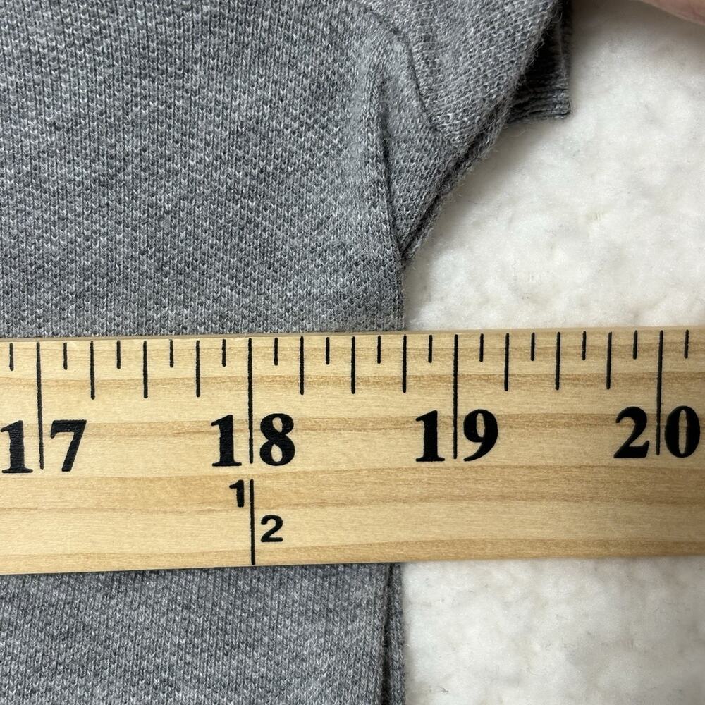 Aeropostale Polo Shirt Women Size XL A87 logo 5-Button Pique School Uniform Gray - Picture 7 of 8